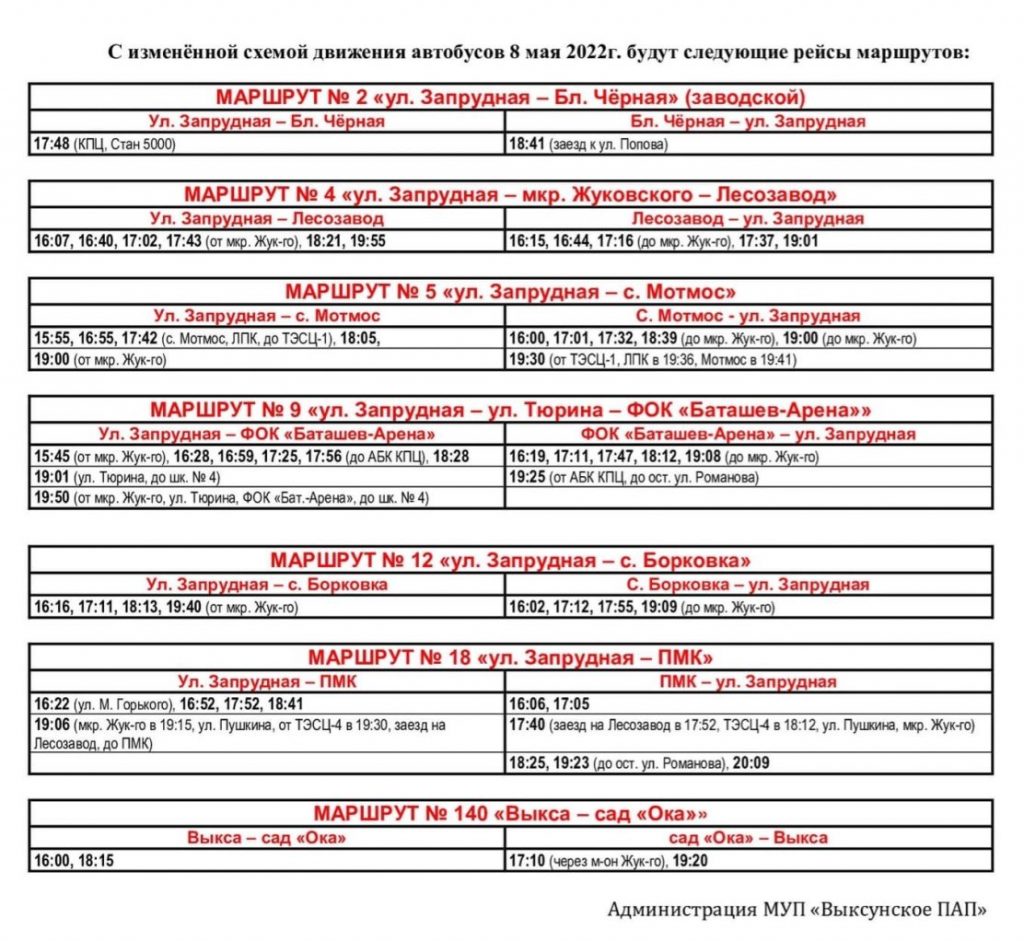 Программа на 9 мая выкса