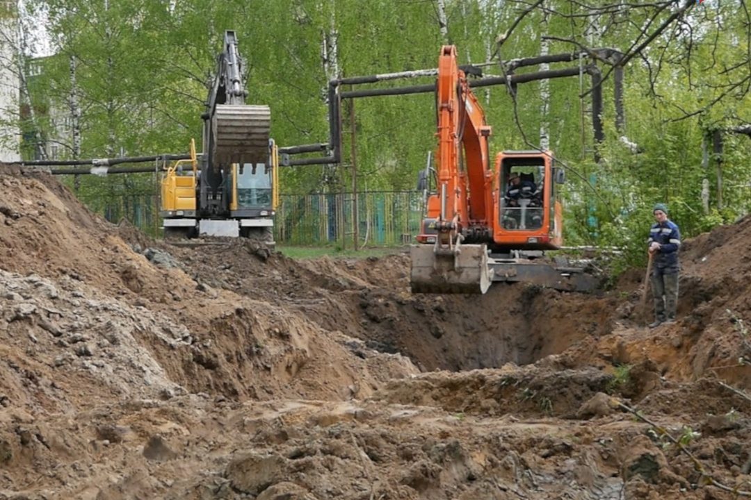 В микрорайоне Гоголя начались работы по обновлению канализационной сети