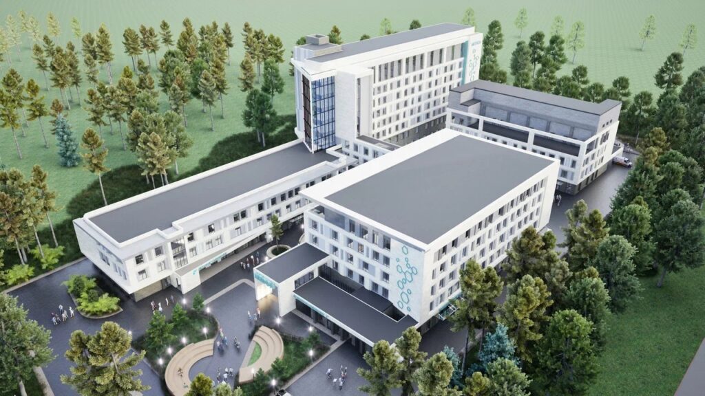 ОМК поделился проектом медцентра «Медси», который построят в Выксе