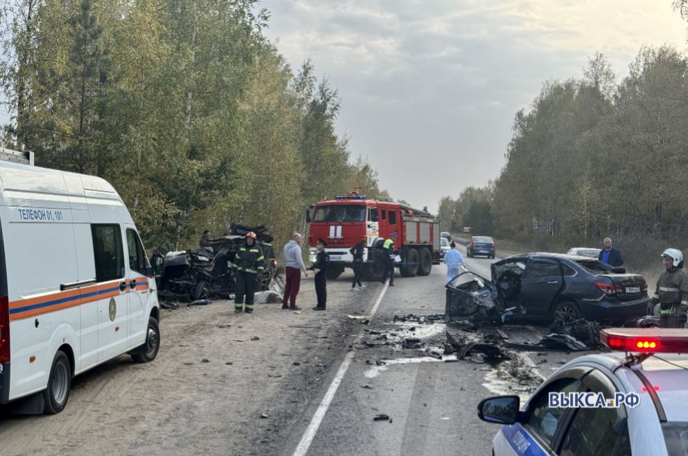 В ДТП на трассе Выкса-Навашино за с. Туртапка погибли три человека